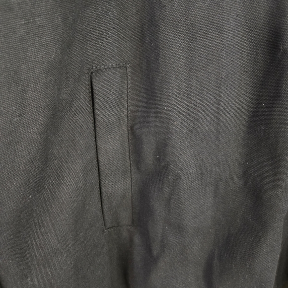 NIEPCE Inc Size 3XL Men's Black 100% Cotton Hooded Jacket With Side Pockets - Picture 8 of 15